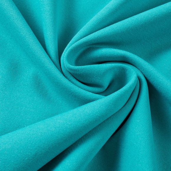 Turquoise Floral Crochet Short Sleeve Top - Picture 8 of 9